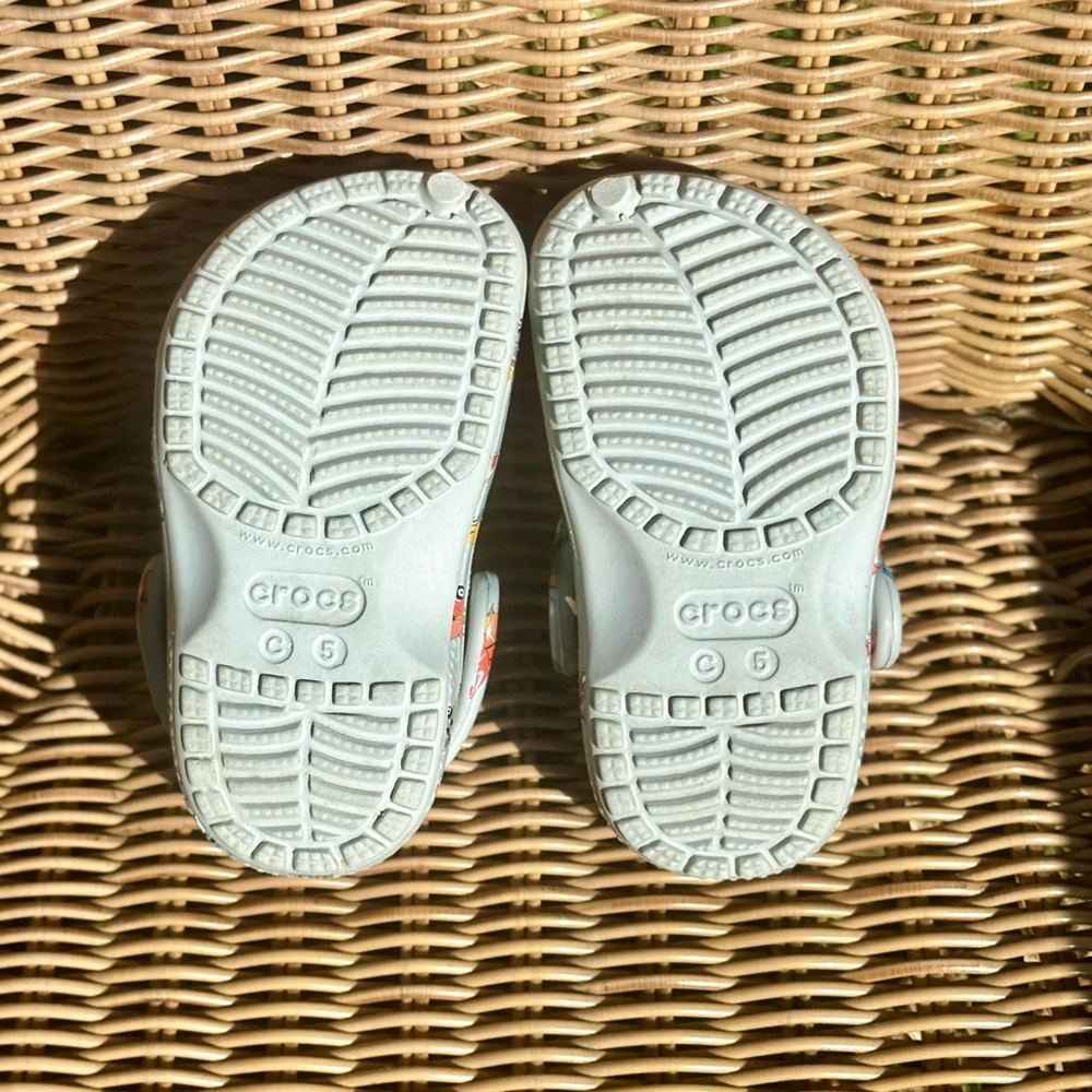 EUC CROCS Classic Racecar Clog - Toddler - Mirage - Picture 6 of 6